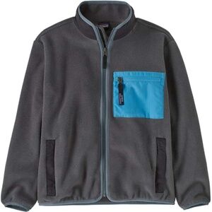 Patagonia Kids' Synchilla Fleece Jacket Forge Grey Blue Medium